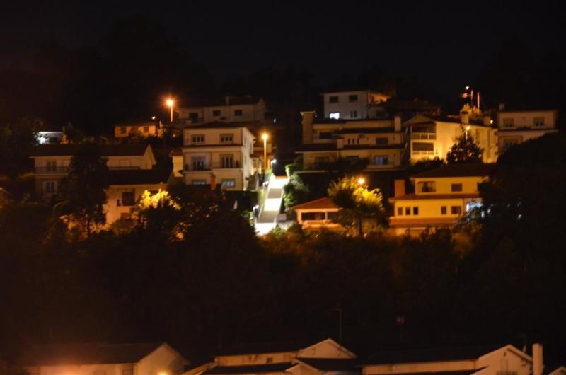 Escadarias iluminadas