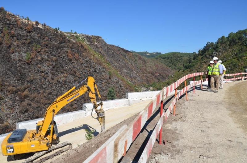 Visita obra da Barragem de Daivões