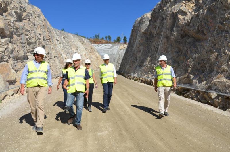Visita obra da Barragem de Daivões
