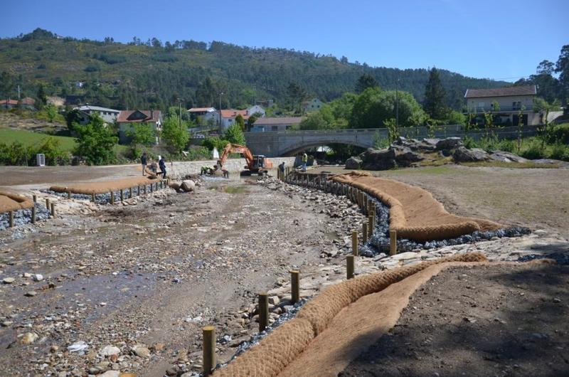 Obras na Zona Fluvial da Ranha