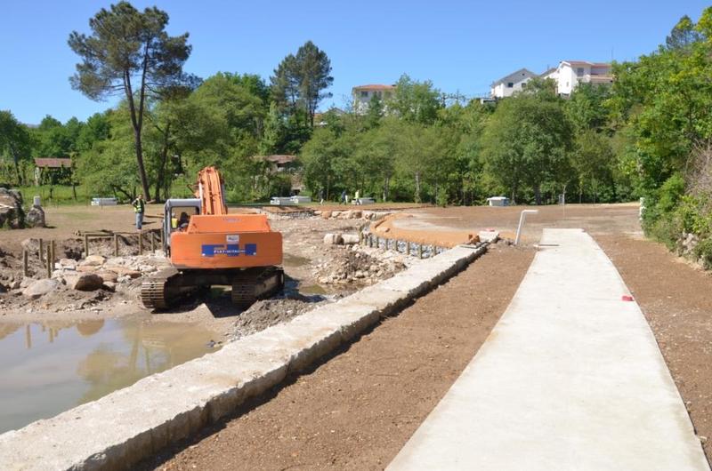 Obras na Zona Fluvial da Ranha