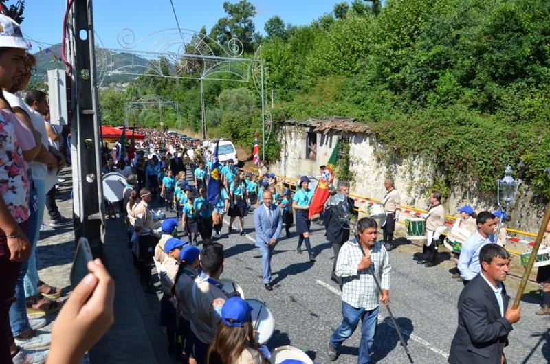 Procissão em honra de Nossa Senhora da Saúde