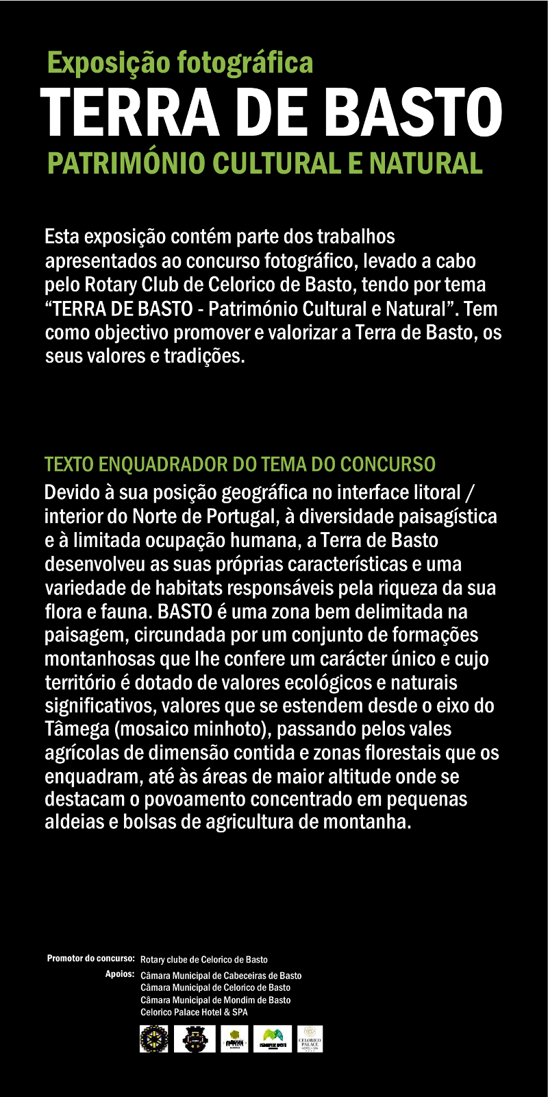 Exposição Fotográfica «Terra de Basto - Património Cultural e Natural»