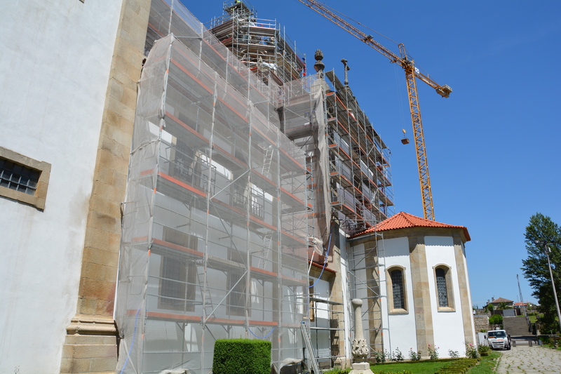 Obras de reabilitação do Mosteiro