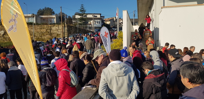 Caminhada solidária
