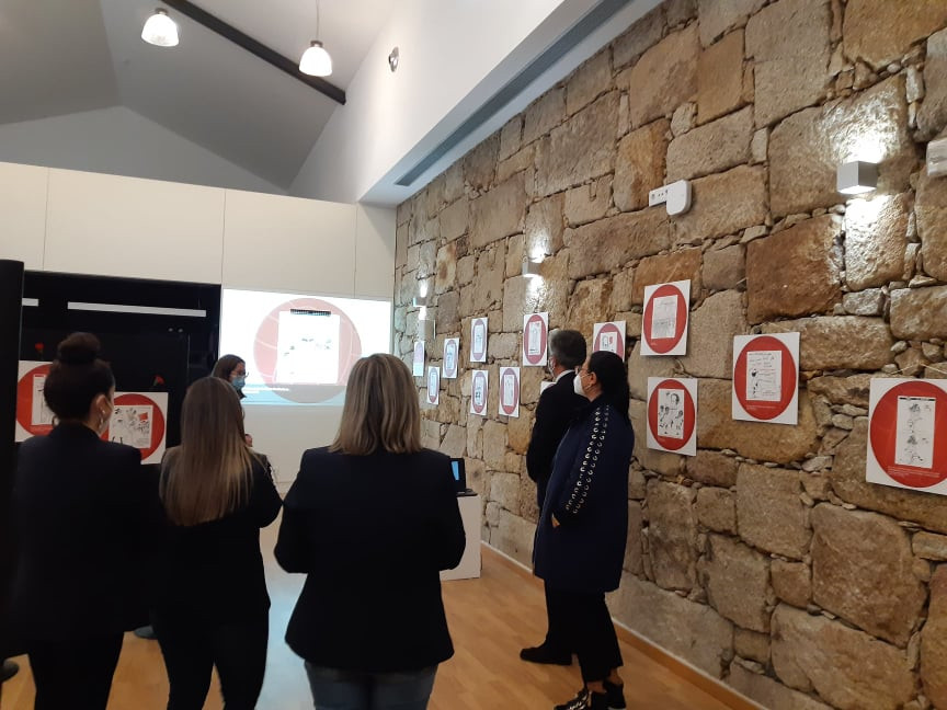 Presidente da Câmara inaugurou exposição «B'Cartoons: 25 de Abril nos cartoons de A Bola»