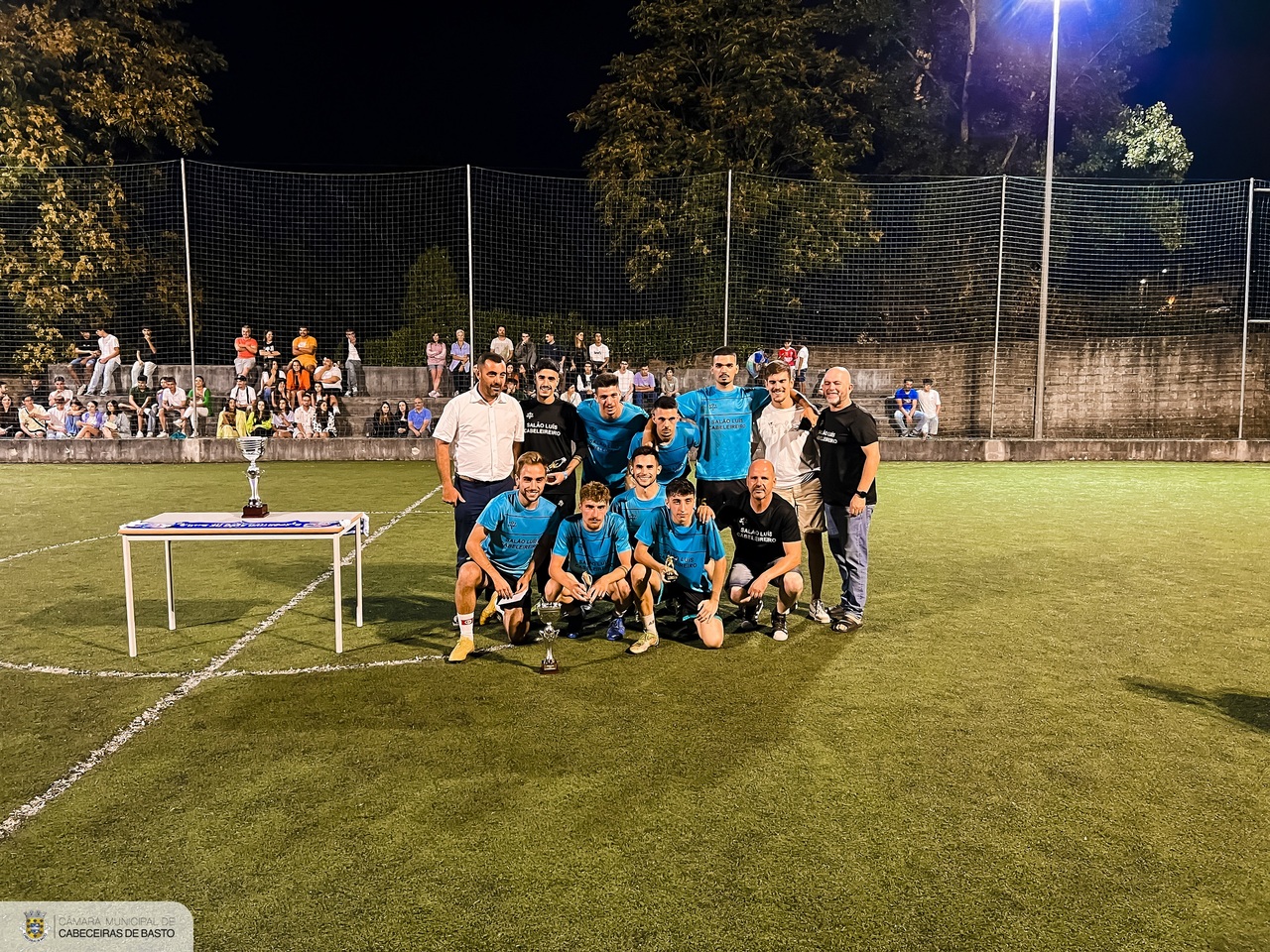 Presidente da Câmara na final do torneio de futsal