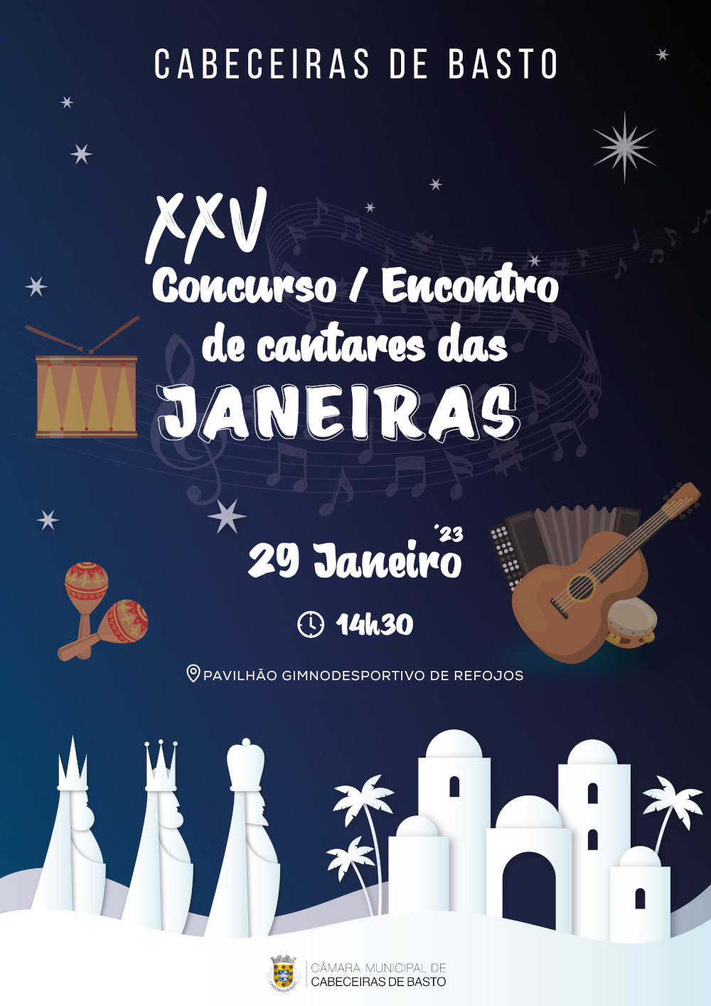 Leia mais sobre Câmara Municipal promove 25º Concurso/Encontro de Cantares das Janeiras