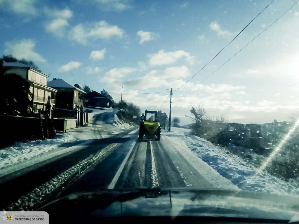 Neve em Cabeceiras de Basto