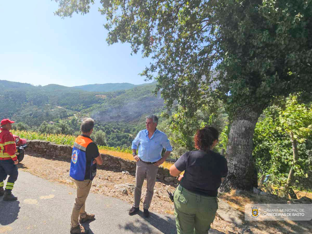 Presidente da Câmara acompanhou incêndio em Riodouro