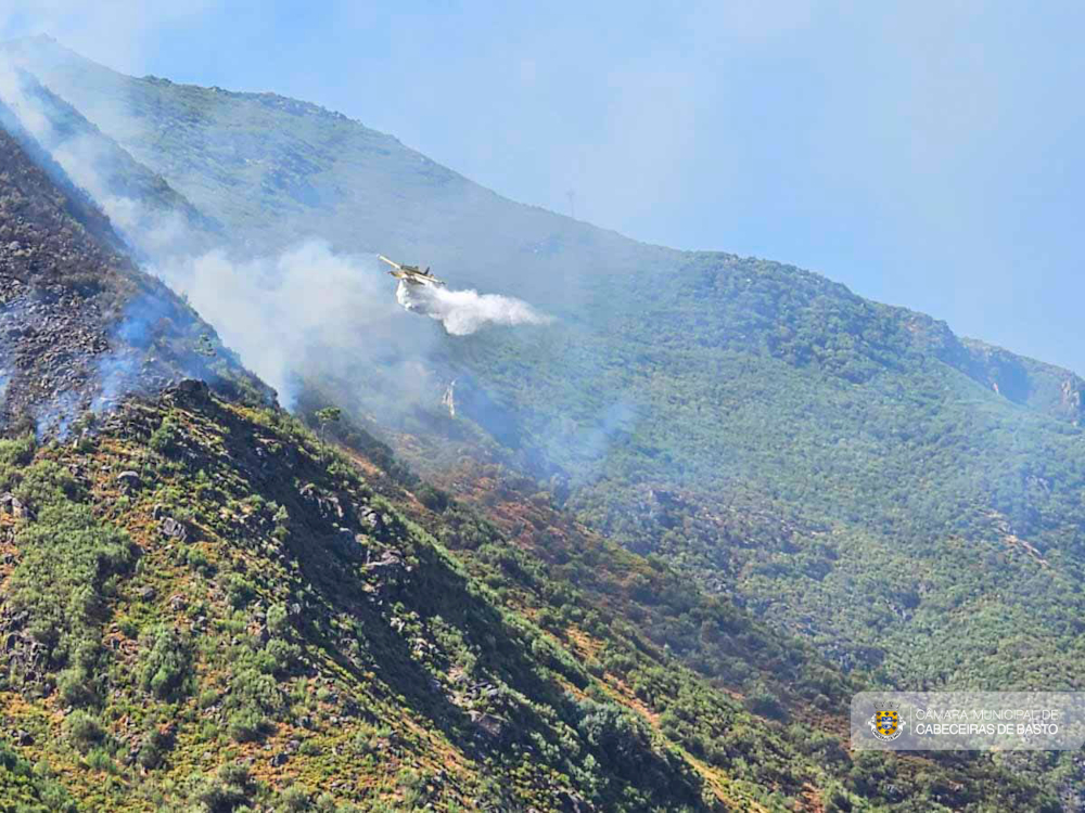 Presidente da Câmara acompanhou incêndio em Riodouro