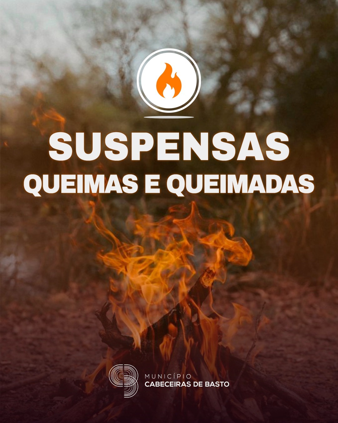 Suspensão de Queimas e Queimadas no concelho